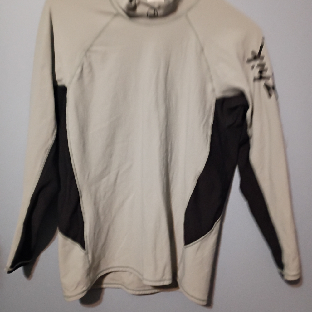 Men's Cream and Black Sweater